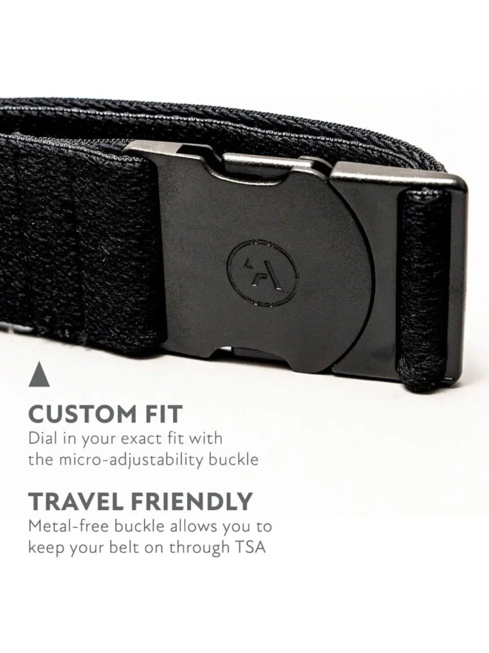 Unisex Adventure Belt - Heavy Duty Elastic, Travel-Friendly Non-Metal Buckle